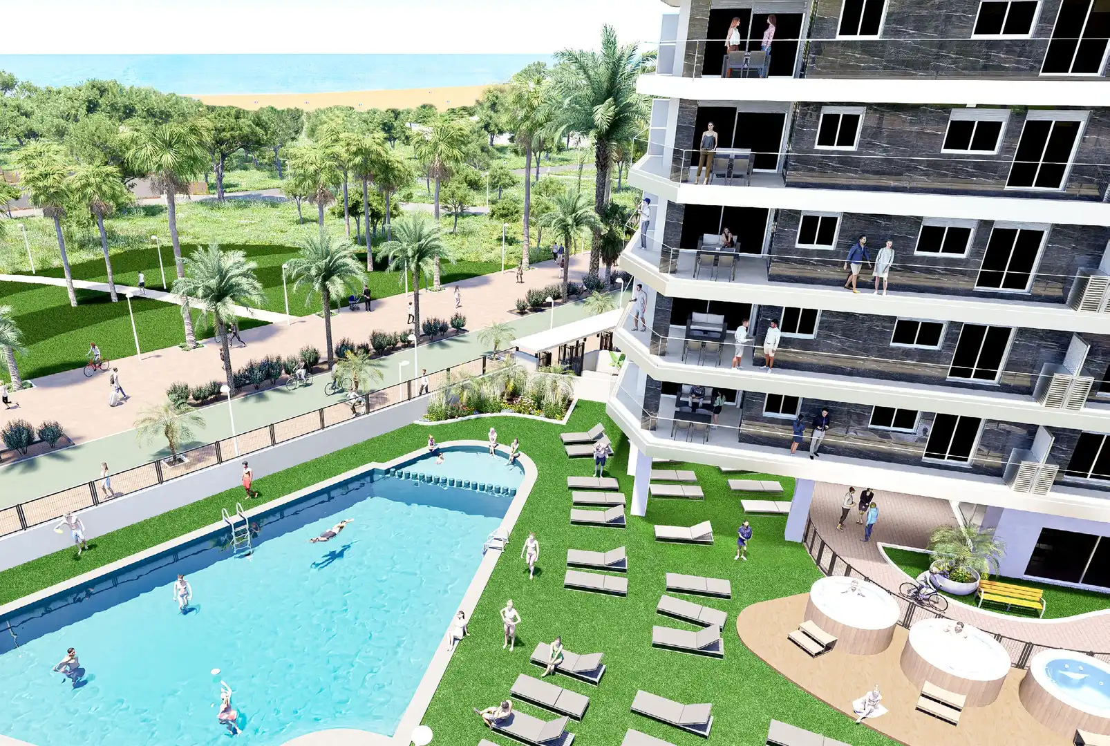 Piscina de Apartamento en venta en Cabanes con Calefacción, Jardín privado y Piscina