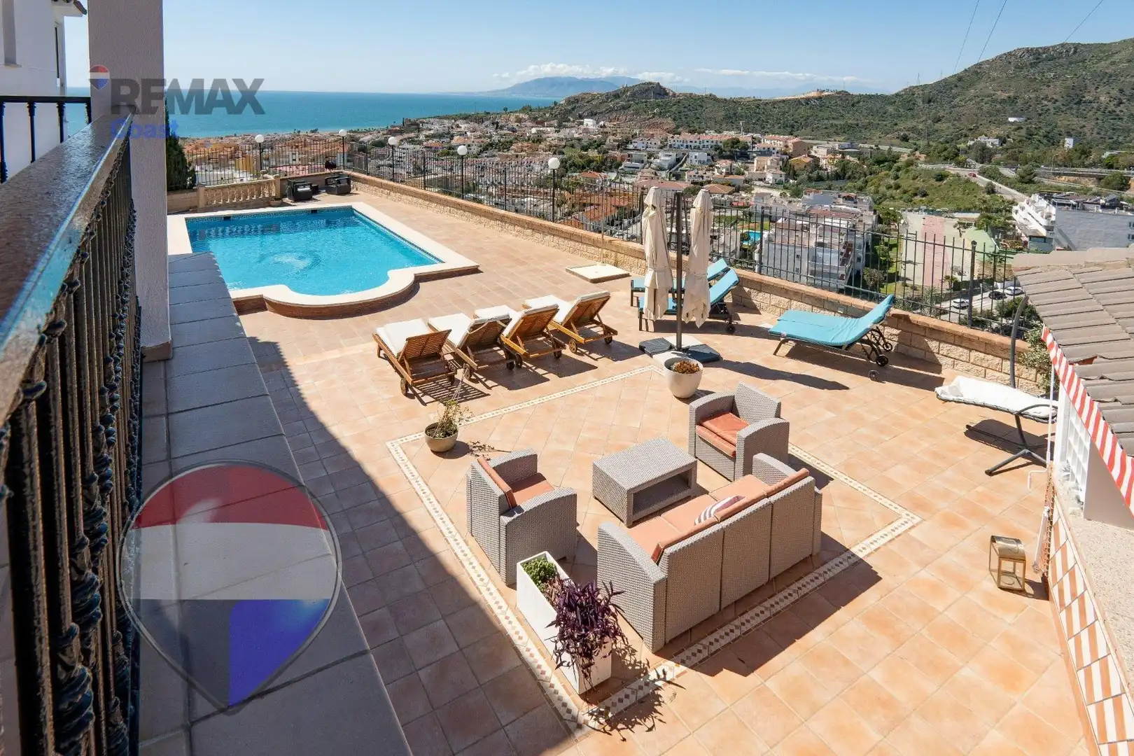 Terraza de Casa o chalet en venta en Rincón de la Victoria con Aire acondicionado, Calefacción y Jardín privado