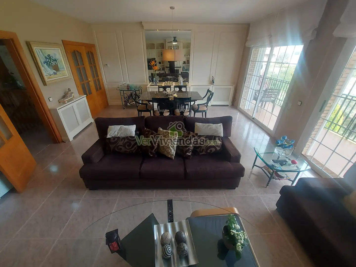 Sala de estar de Casa o chalet en venta en Vallirana con Calefacción, Jardín privado y Terraza