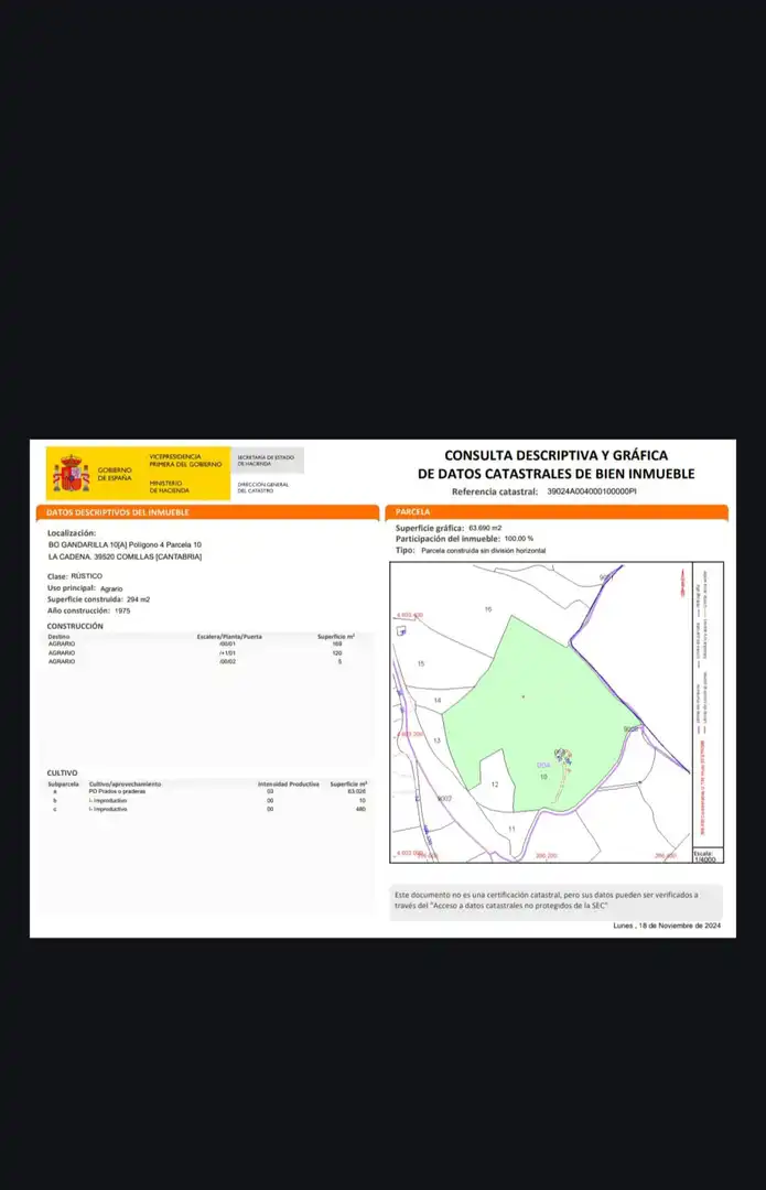 Terreno en venta en Comillas - Bº Gandarilla, 10, Comillas (Cantabria)
