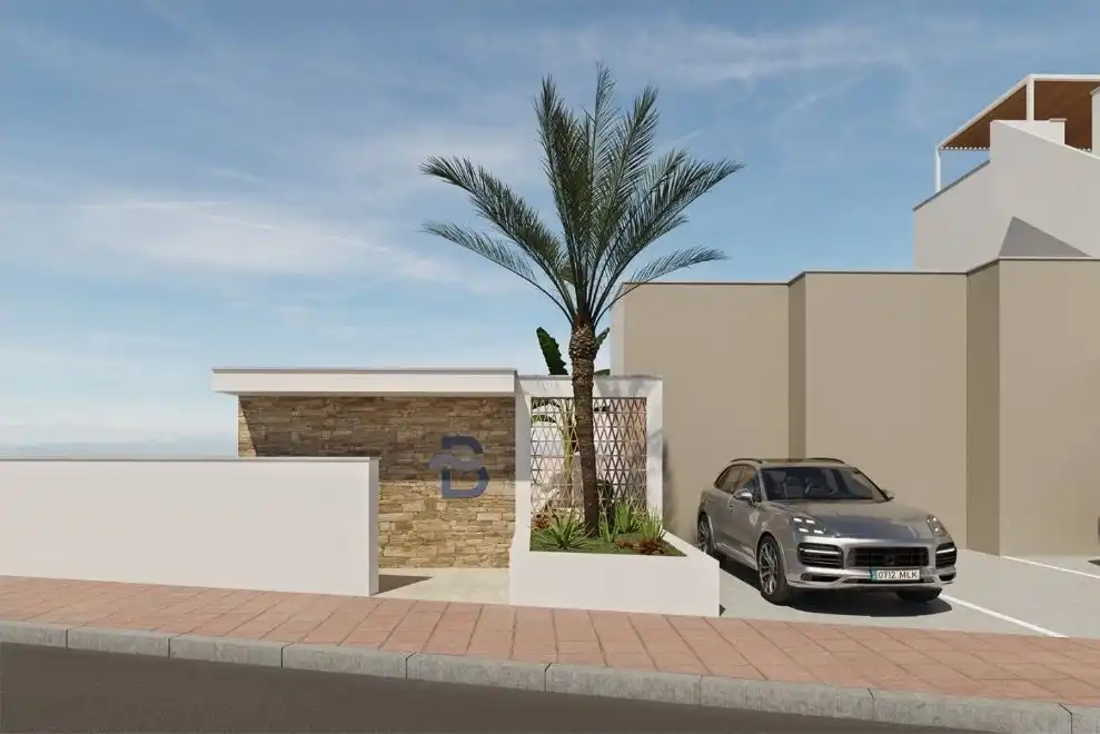 Vista exterior de Casa o chalet en venta en San Pedro del Pinatar con Aire acondicionado, Calefacción y Jardín privado