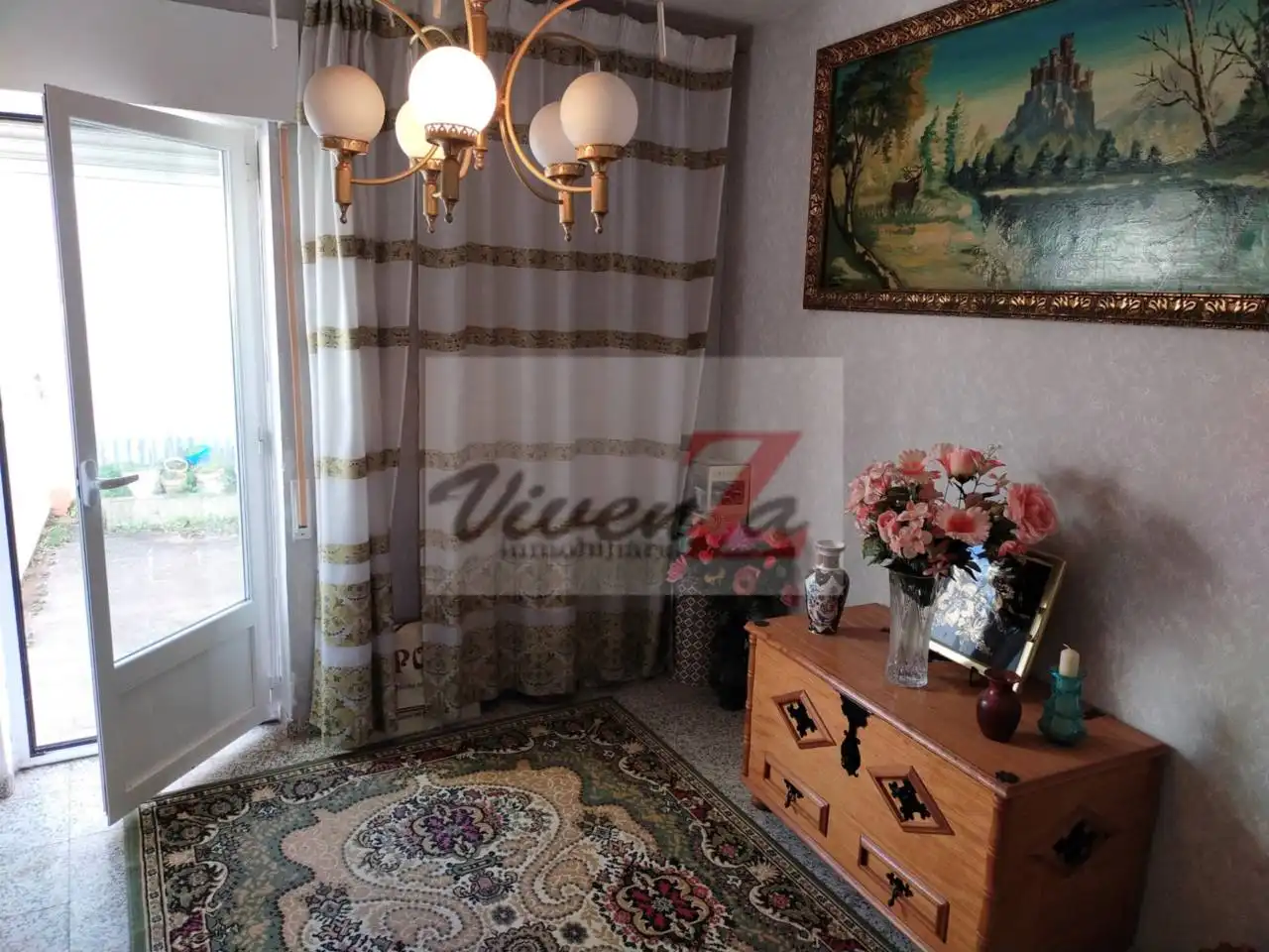 Sala d'estar de Casa o xalet en venda en Zamora Capital  amb Terrassa i Moblat