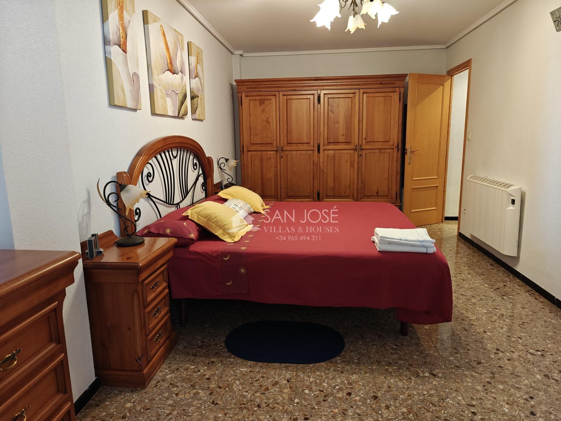 Bedroom of Flat for sale in Novelda  with Air Conditioner