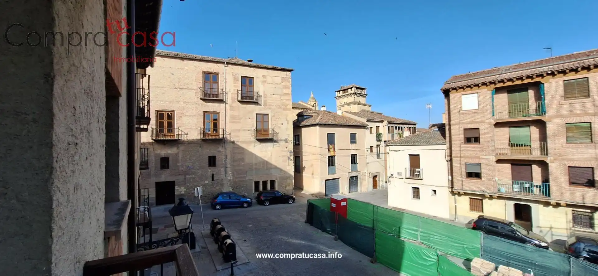 Vista exterior de Pis de lloguer en Segovia amb Calefacció, Terrassa i Moblat