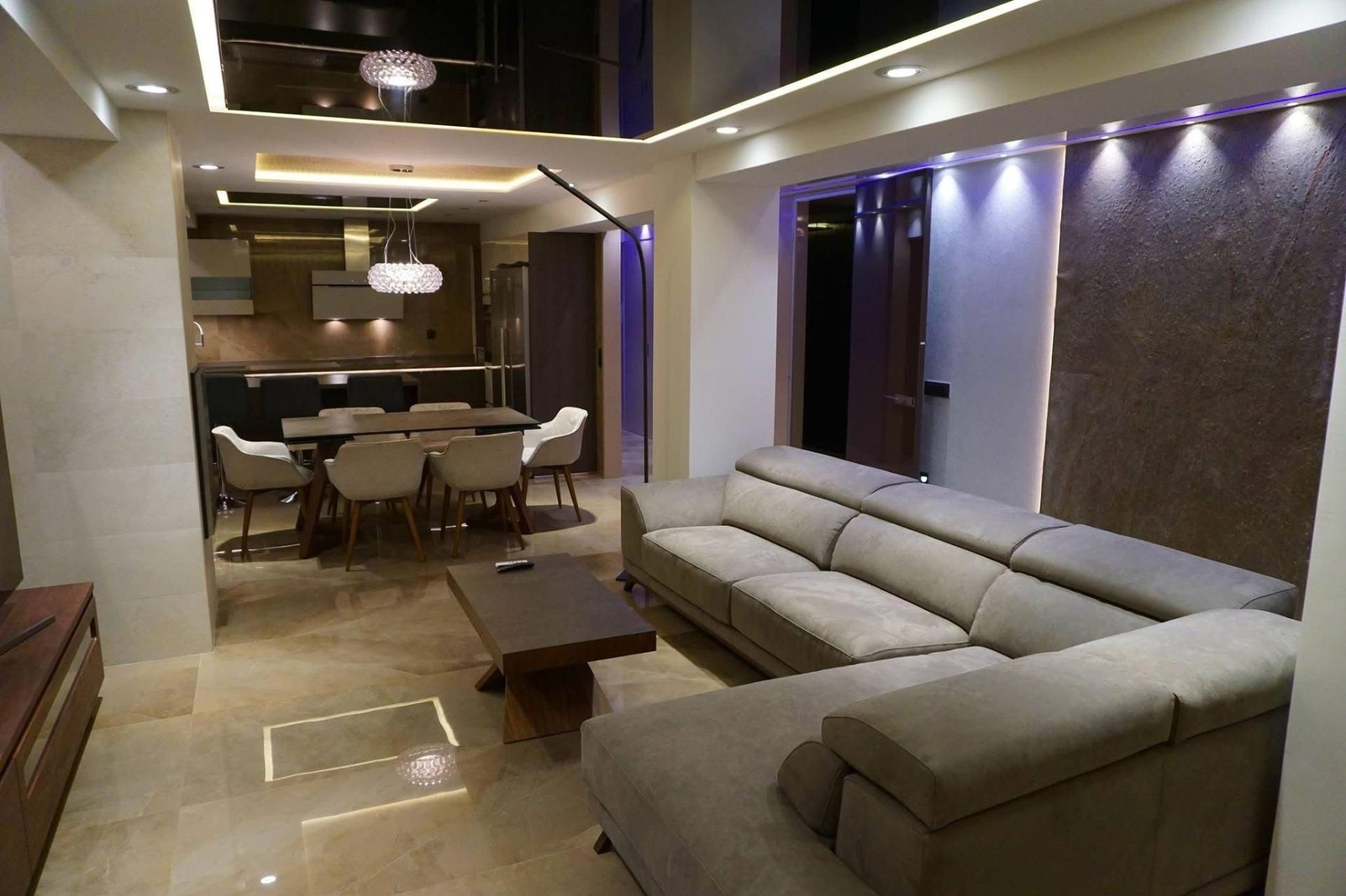 Sala d'estar de Pis de lloguer en  Almería Capital amb Aire condicionat