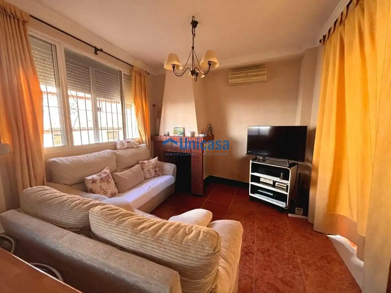 Sala de estar de Piso en venta en Málaga con Aire acondicionado y Terraza