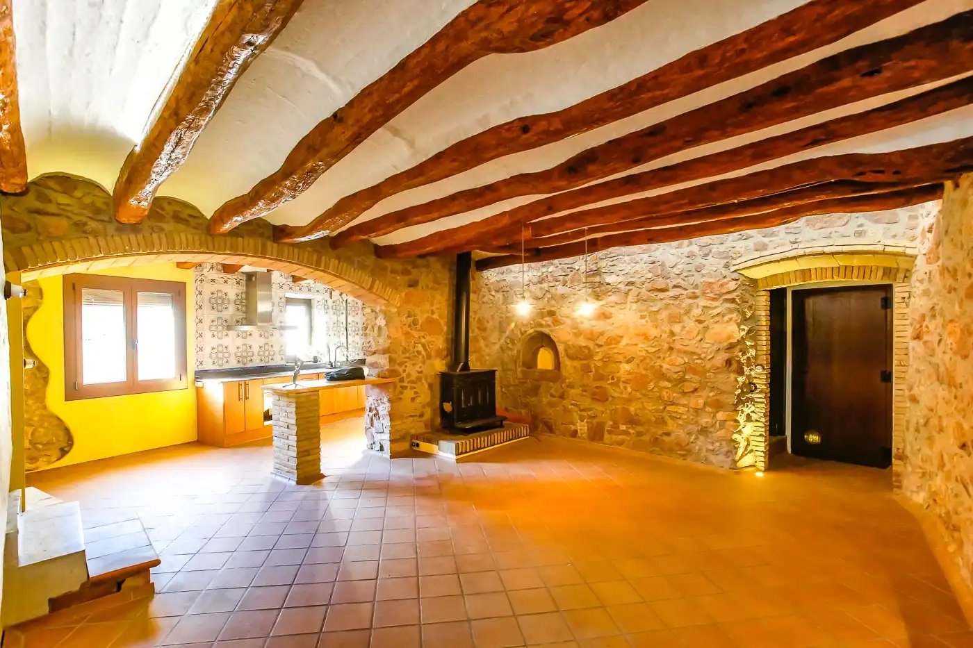 Kitchen of Country homes for sale in Vallirana  with Heating and Terrace