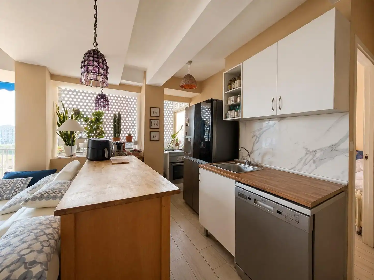 Cuina de Apartament en venda en Alicante / Alacant amb Terrassa i Moblat