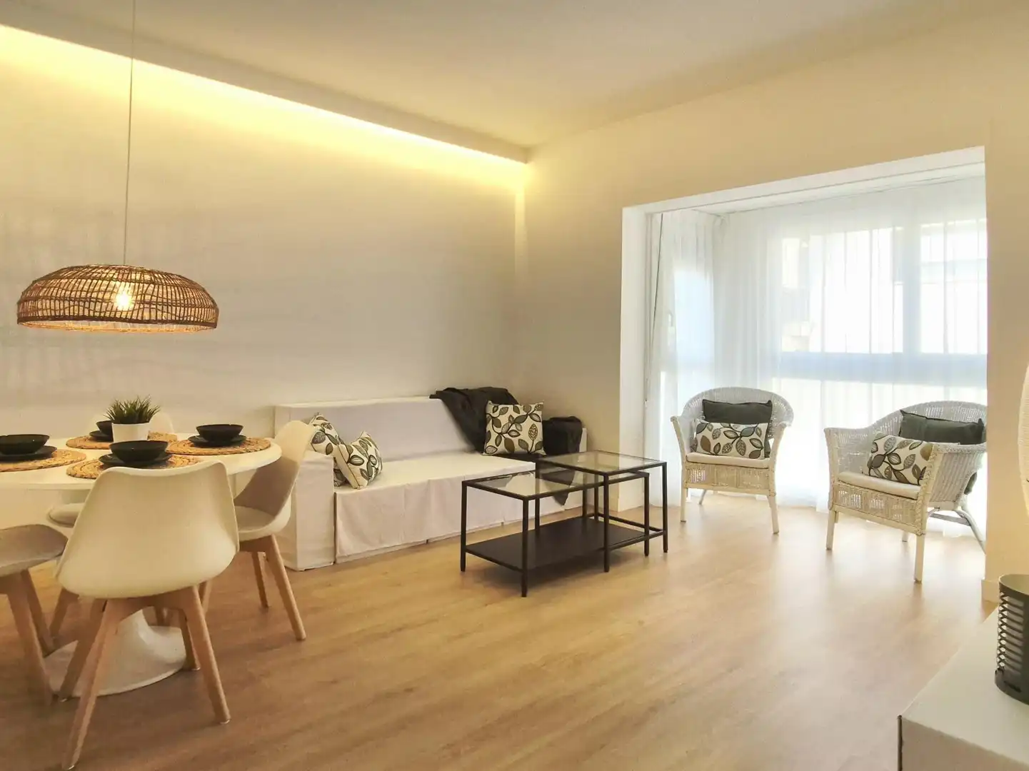 Sala d'estar de Pis en venda en Terrassa amb Parquet i Balcó