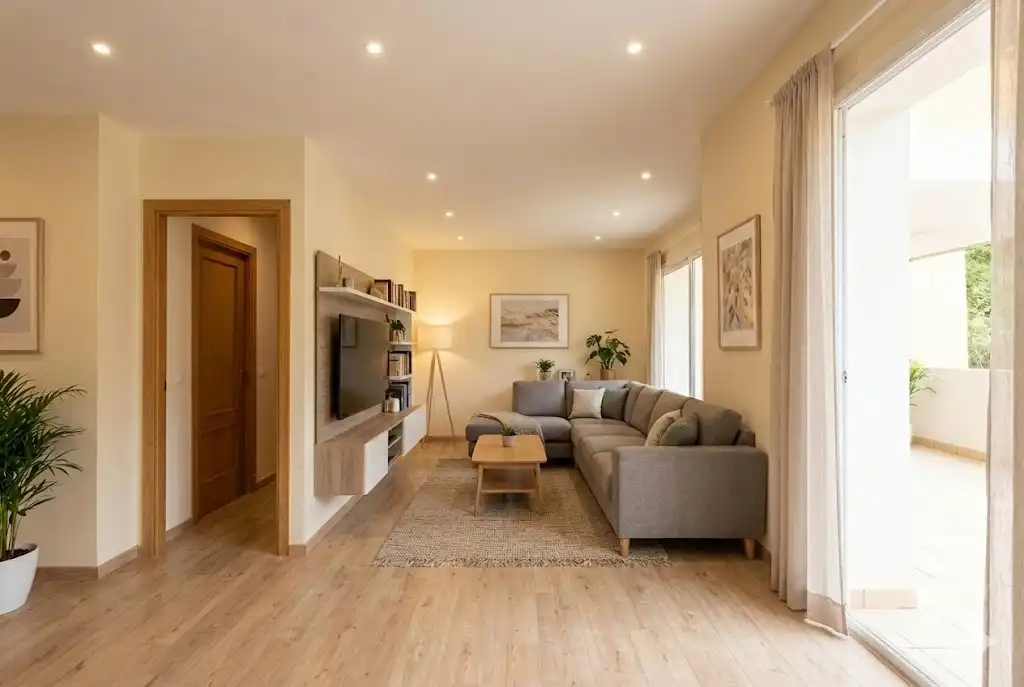 Sala de estar de Piso en venta en Los Realejos con Terraza