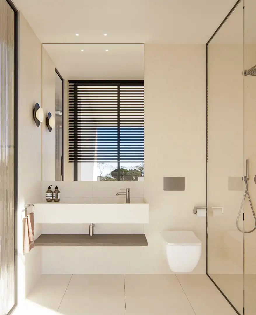 Bathroom of Detached homes for sale in Islantilla  with Air Conditioner, Heating and Private garden
