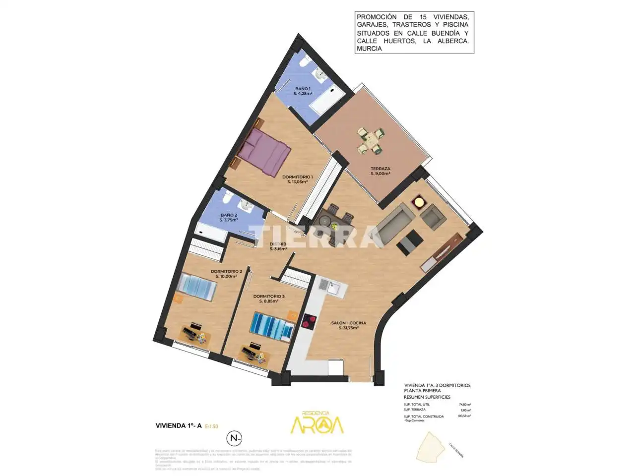 Pis en venda en Murcia amb Terrassa, Traster i Piscina comunitària