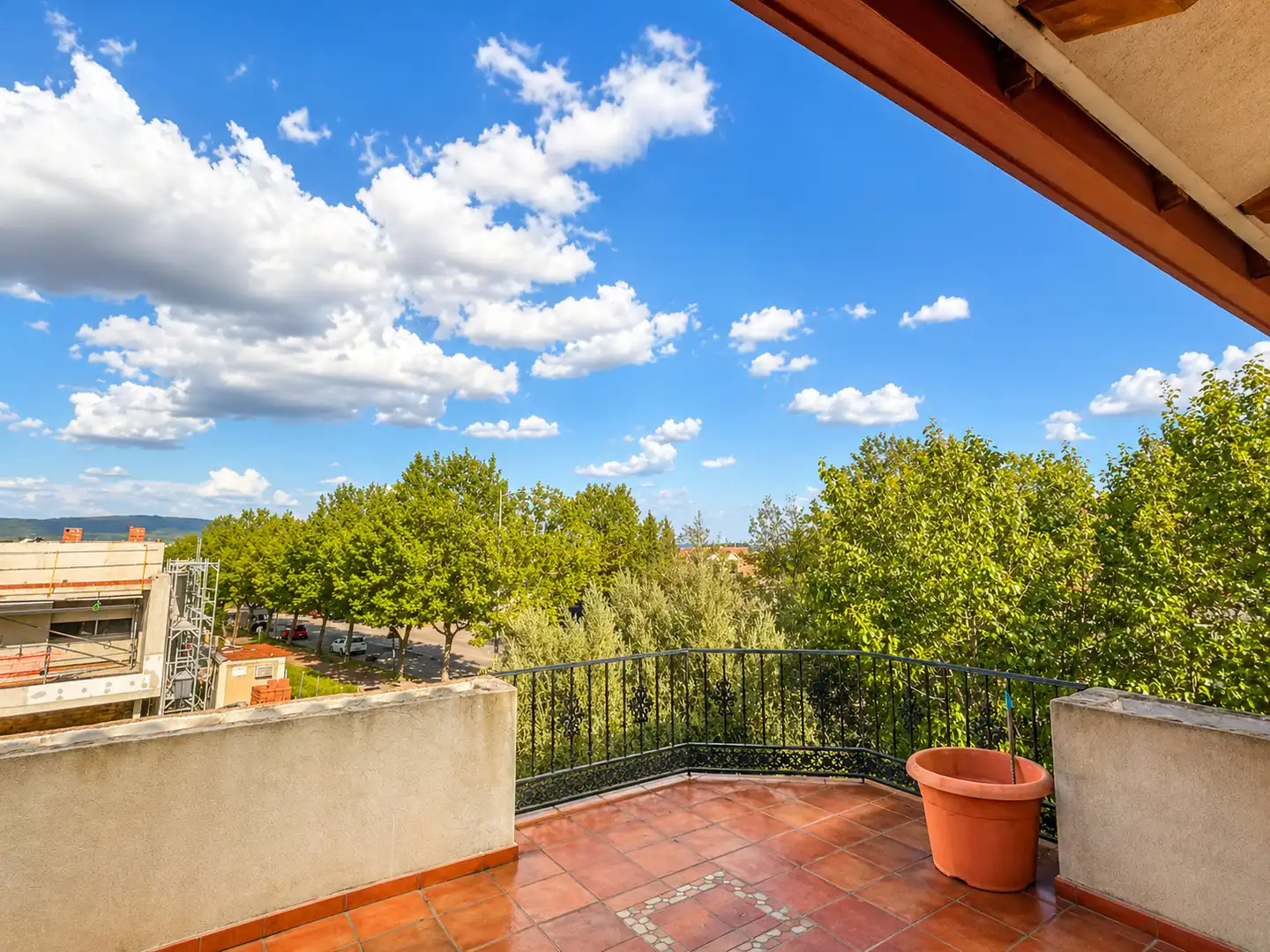 Terrassa de Casa o xalet en venda en Guadarrama amb Calefacció, Jardí privat i Parquet