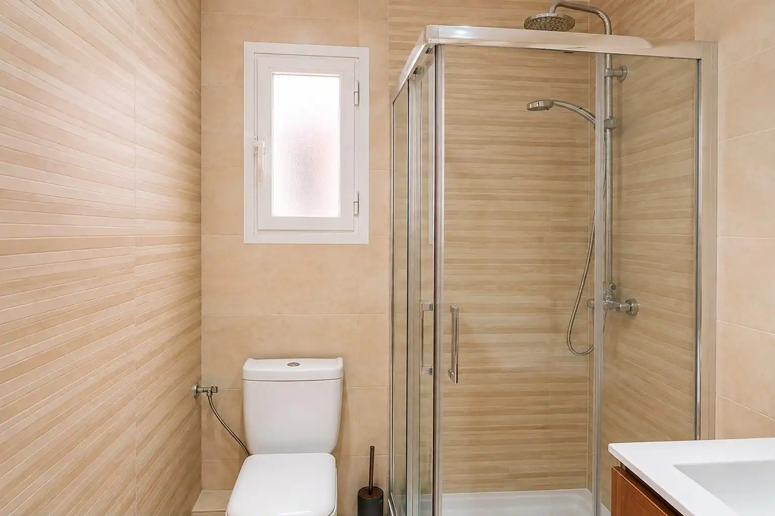Bathroom of Apartments for rent in San Pedro del Pinatar  with Air Conditioner, Furnished and Washing machine