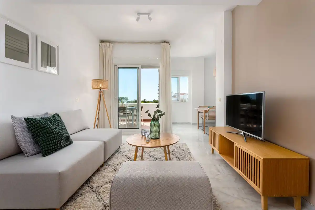 Sala d'estar de Apartament en venda en Estepona Pueblo