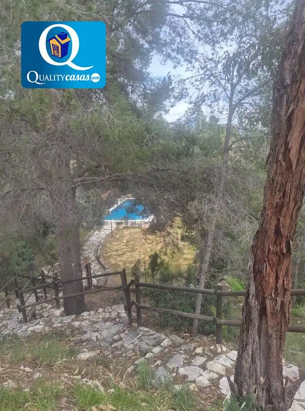 Swimming pool of Houses for sale in Aigües  with Heating, Terrace and Storage room