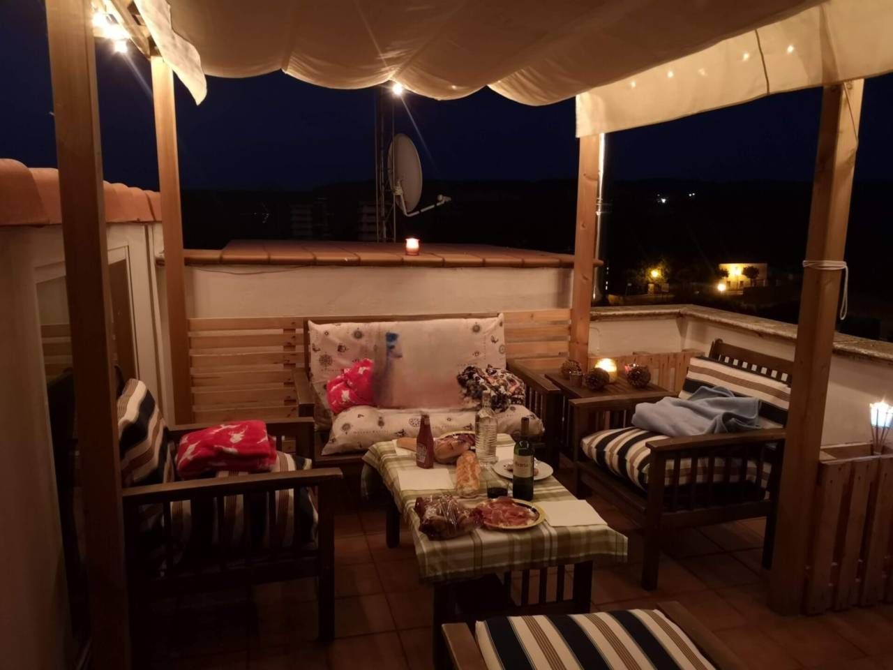 Terrace of Flat for sale in Murillo de Río Leza  with Air Conditioner, Heating and Parquet flooring