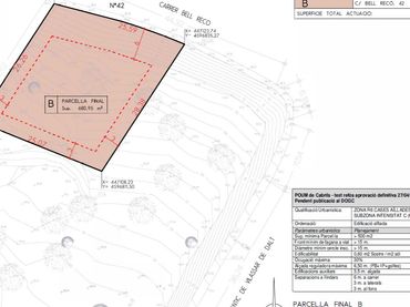 Terreno residenziale in vendita a Carrer Bell racó 42
