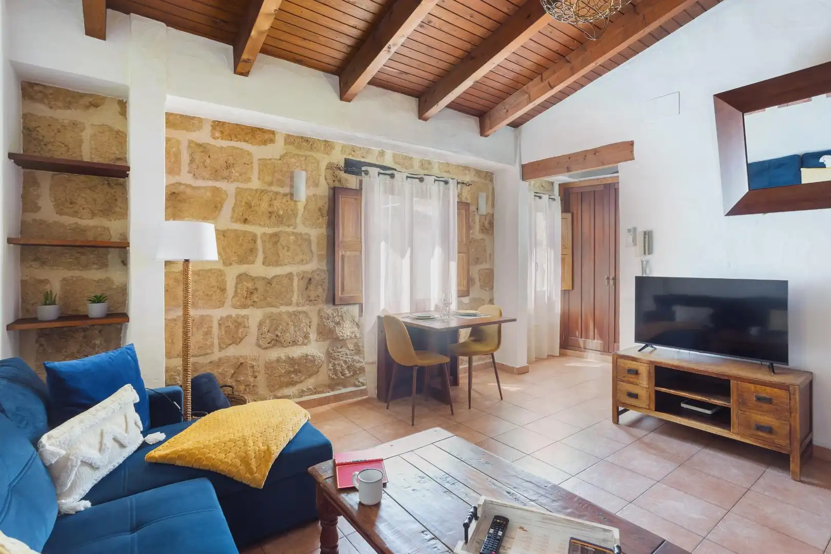 Sala de estar de Casa o chalet en venta en Jávea / Xàbia con Calefacción, Jardín privado y Terraza