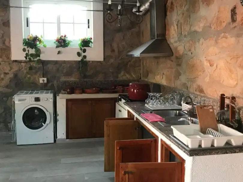 Küche von Haus oder Chalet zur Miete in O Rosal   mit Heizung, Privatgarten und Terrasse