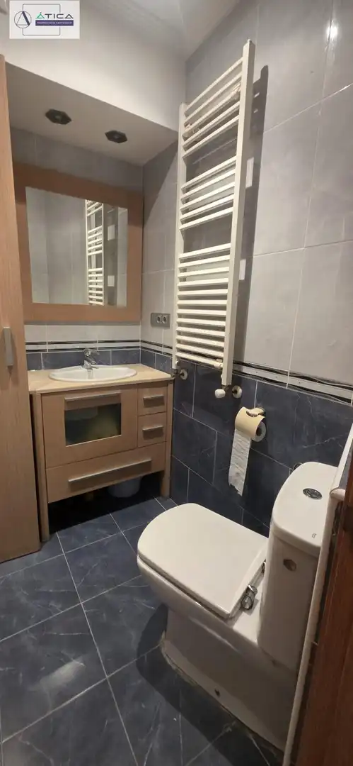Bathroom of Flat for sale in Torrelavega   with Heating, Furnished and Balcony