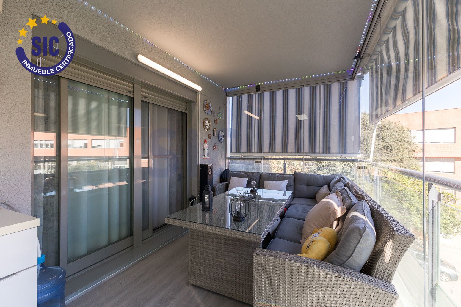 Terrace of Flat for sale in Mislata  with Air Conditioner, Private garden and Parquet flooring