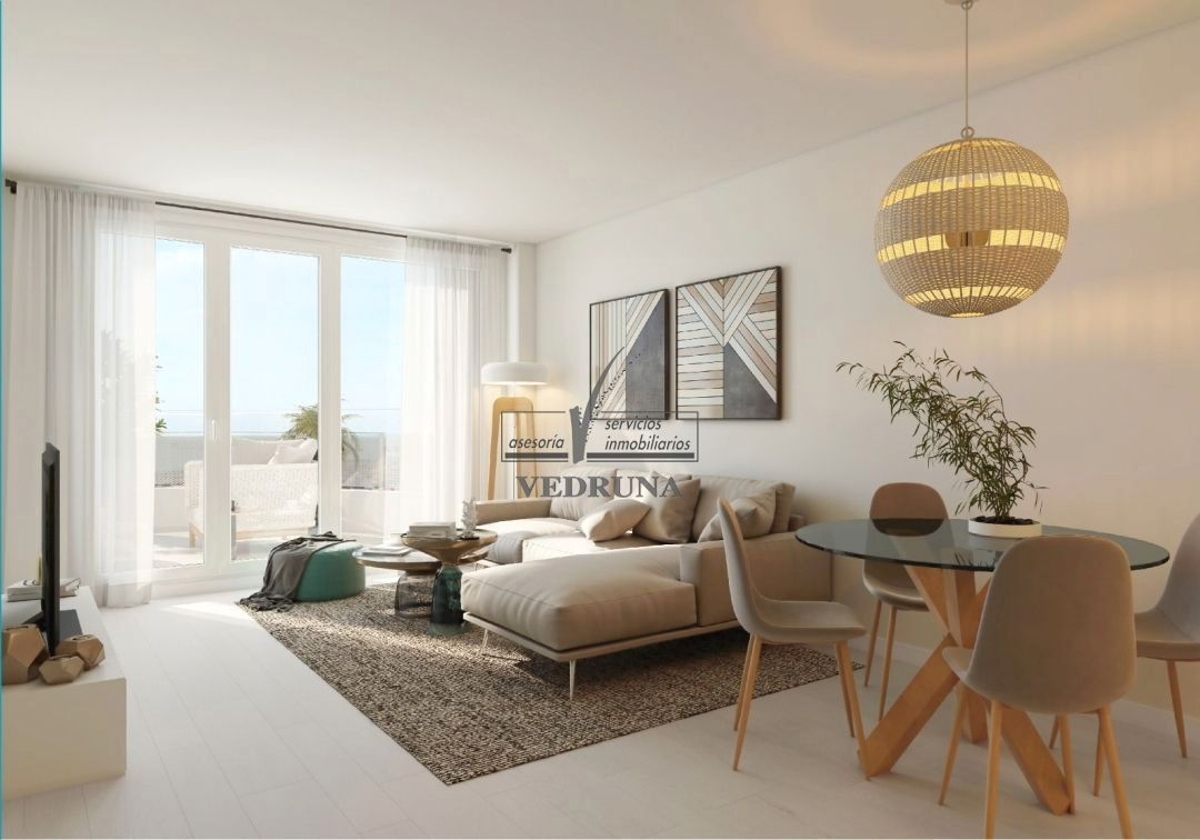 Living room of Flat for sale in Peñíscola / Peníscola  with Air Conditioner, Heating and Private garden