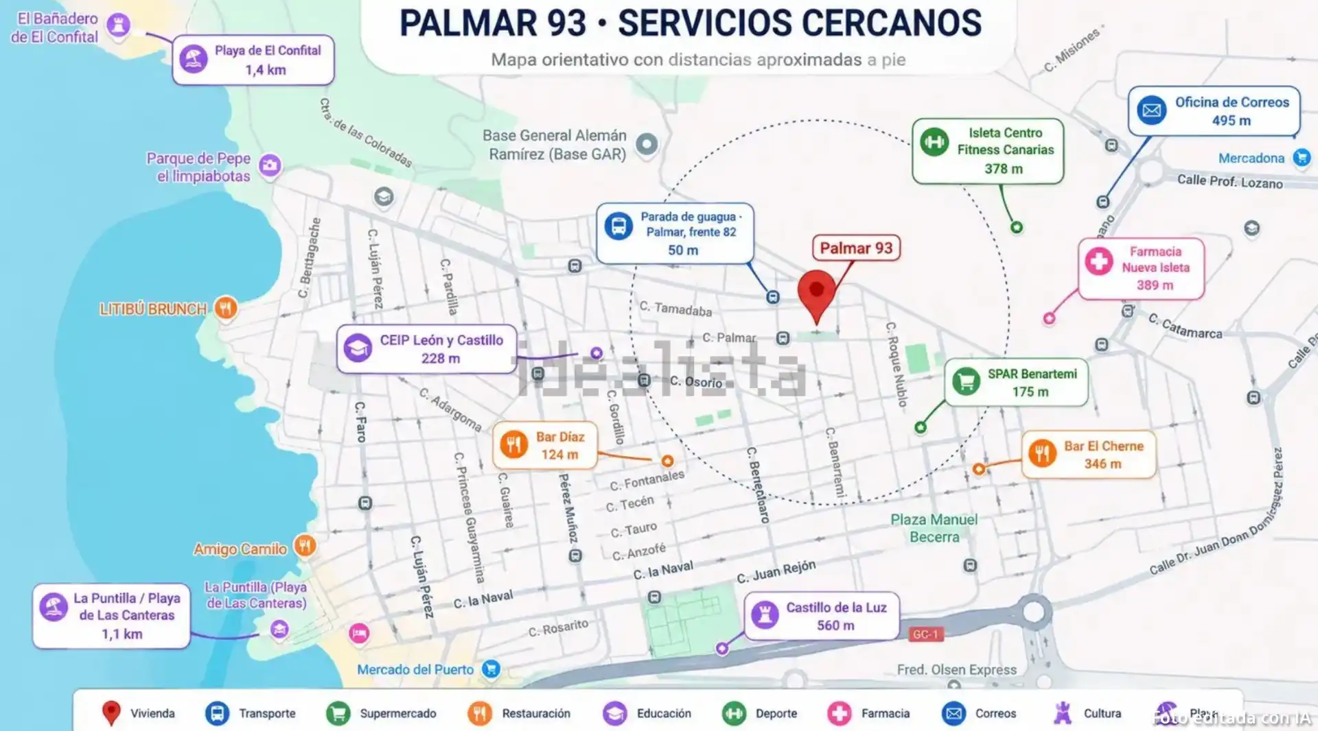 Parking de Piso en venta en Las Palmas de Gran Canaria con Amueblado, Horno y Lavadora