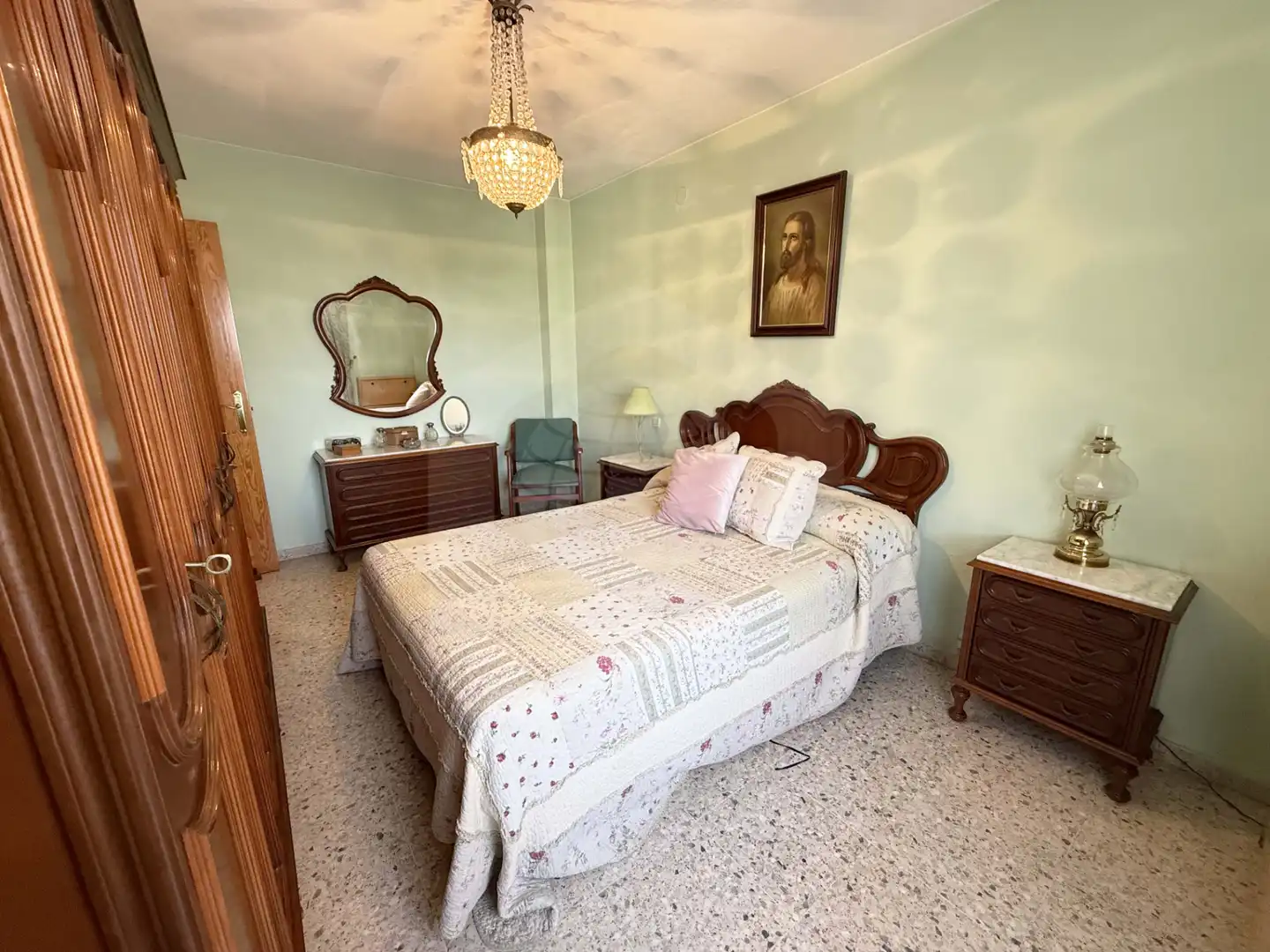 Schlafzimmer von Wohnung zum Verkauf in Málaga mit Terrasse, Möbliert und Ofen