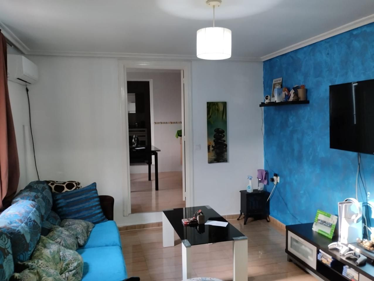 Sala d'estar de Casa o xalet en venda en Puertollano amb Aire condicionat, Jardí privat i Terrassa