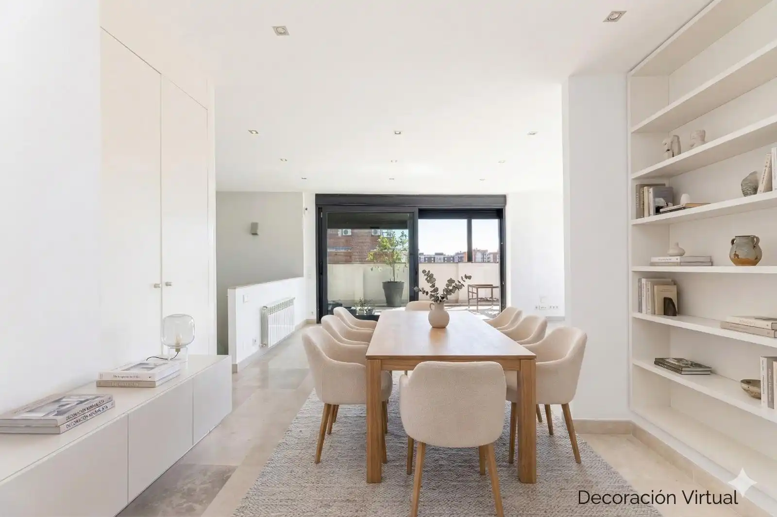 Comedor de Ático en venta en Madrid con Aire acondicionado, Calefacción y Terraza