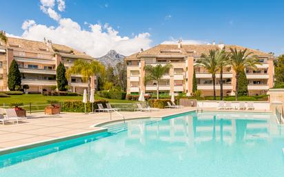 Exterior view of Attic for sale in Marbella  with Air Conditioner, Terrace and Storage room