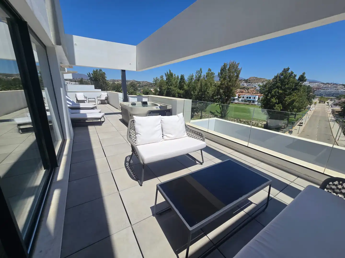 Terrace of Flat for sale in Mijas  with Air Conditioner, Heating and Terrace