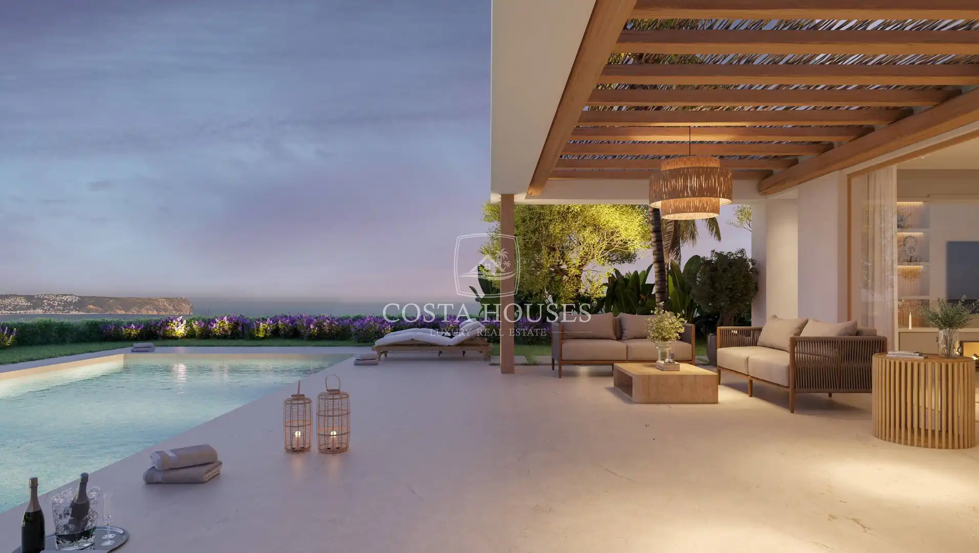 Terrace of Houses for sale in Jávea / Xàbia  with Air Conditioner, Private garden and Terrace