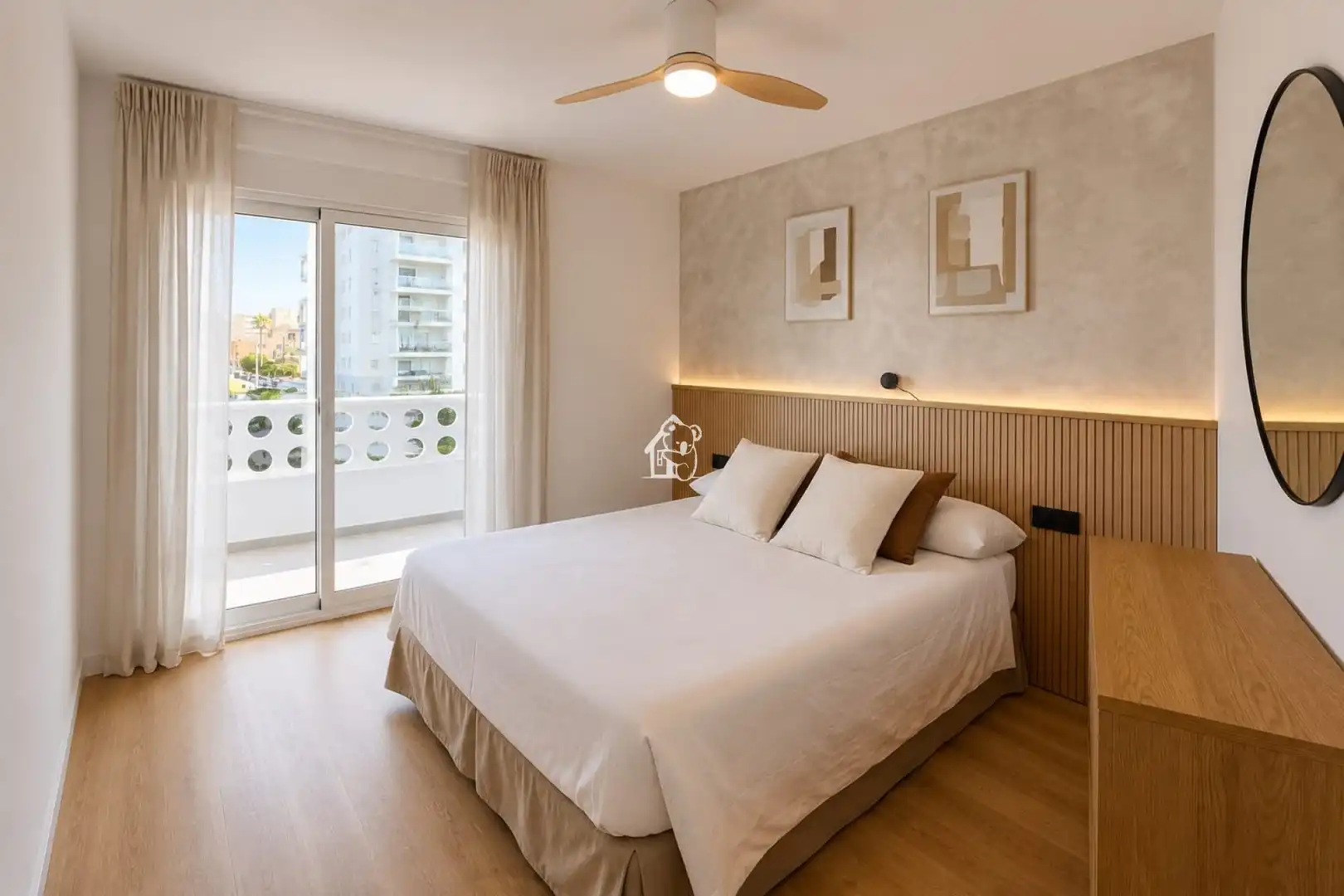 Bedroom of Apartments for rent in Torrevieja  with Air Conditioner, Terrace and Furnished