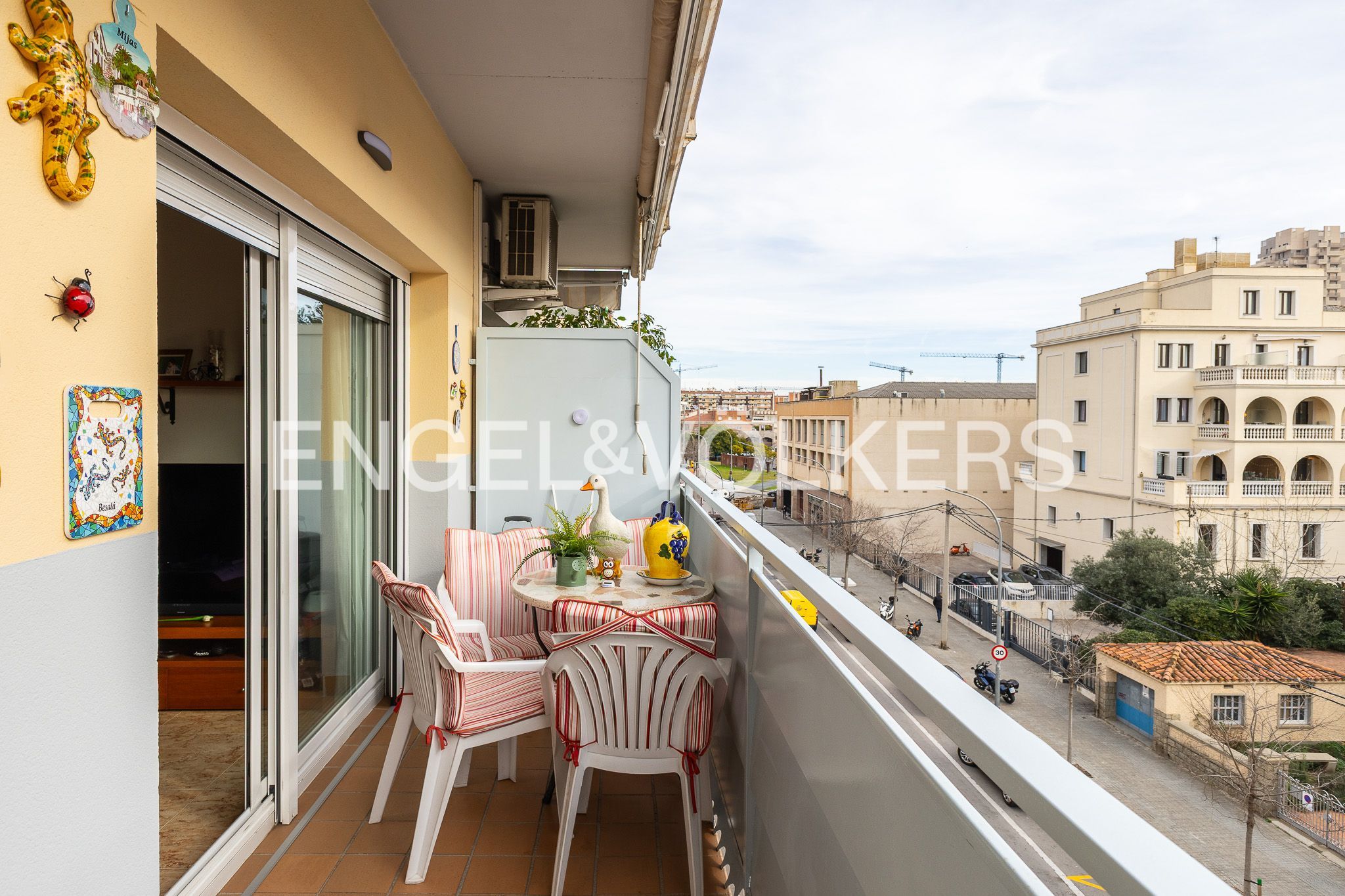 Balcony of Flat for sale in Mataró  with Air Conditioner, Heating and Terrace