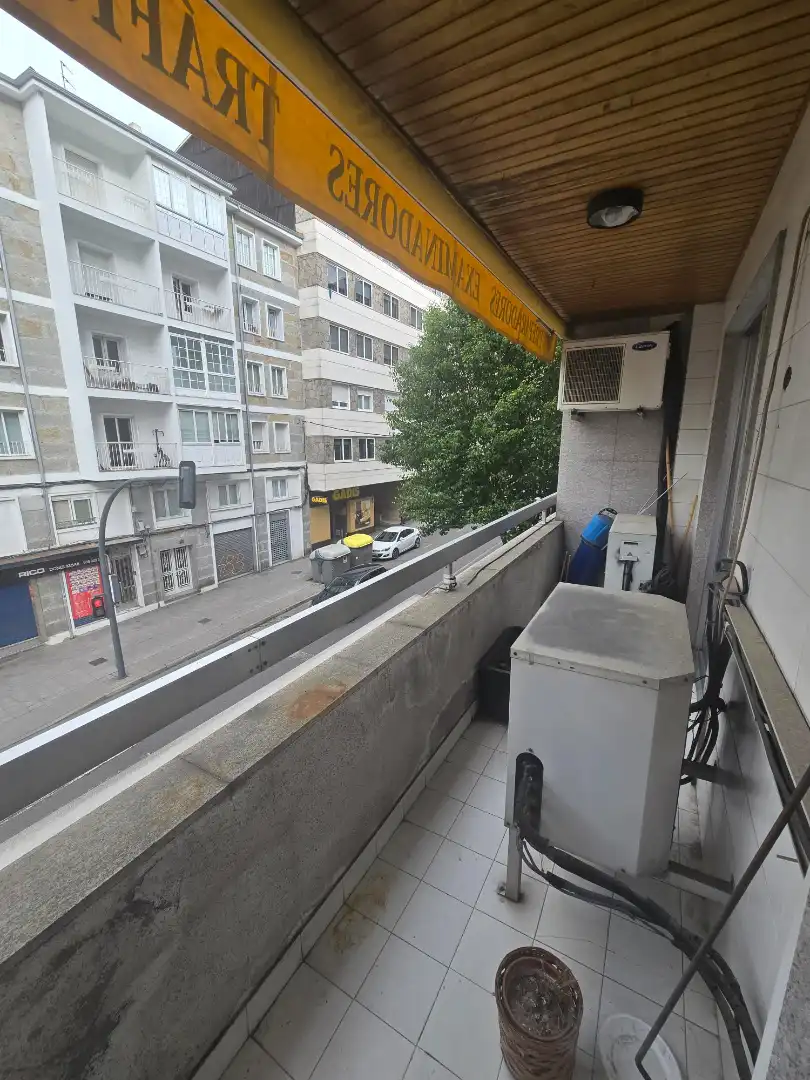 Balcony of Flat for sale in Ourense Capital   with Heating, Parquet flooring and Storage room