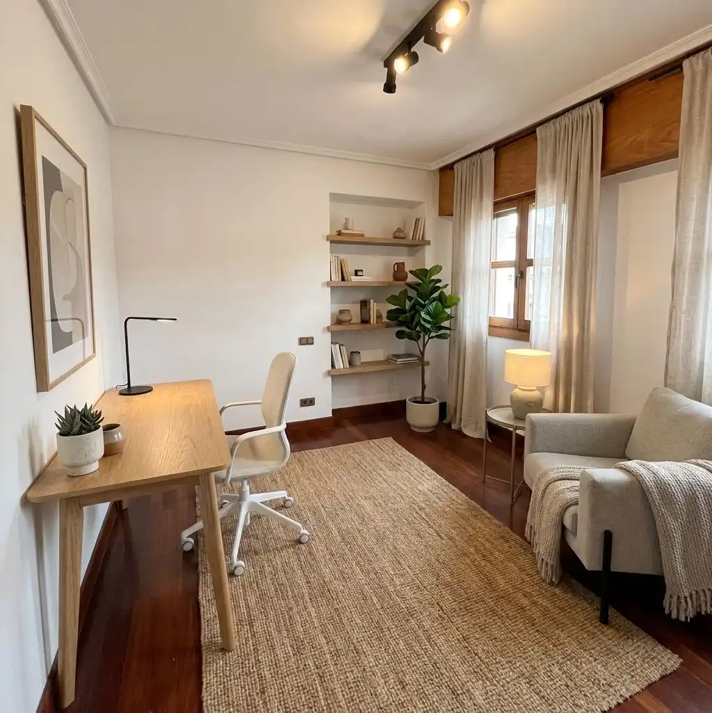 Sala d'estar de Casa o xalet en venda en Ortuella amb Jardí privat i Terrassa