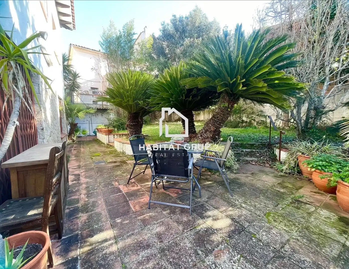 Terrassa de Casa o xalet en venda en Girona amb Aire condicionat, Calefacció i Jardí privat