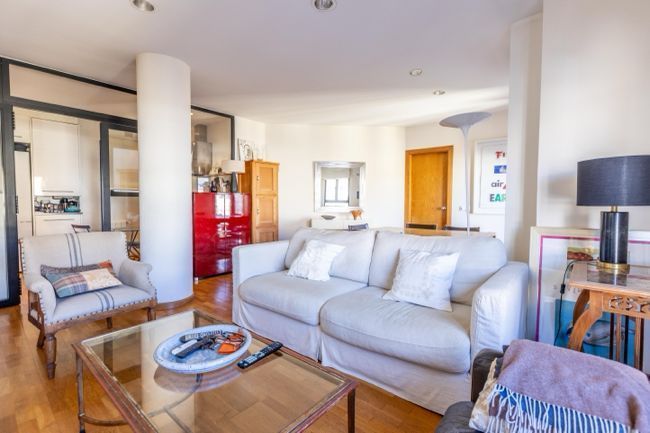 Sala de estar de Piso en venta en  Valencia Capital con Aire acondicionado y Amueblado