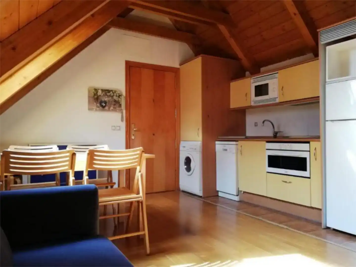 Cocina de Apartamento de alquiler en Canfranc con Parquet y Amueblado