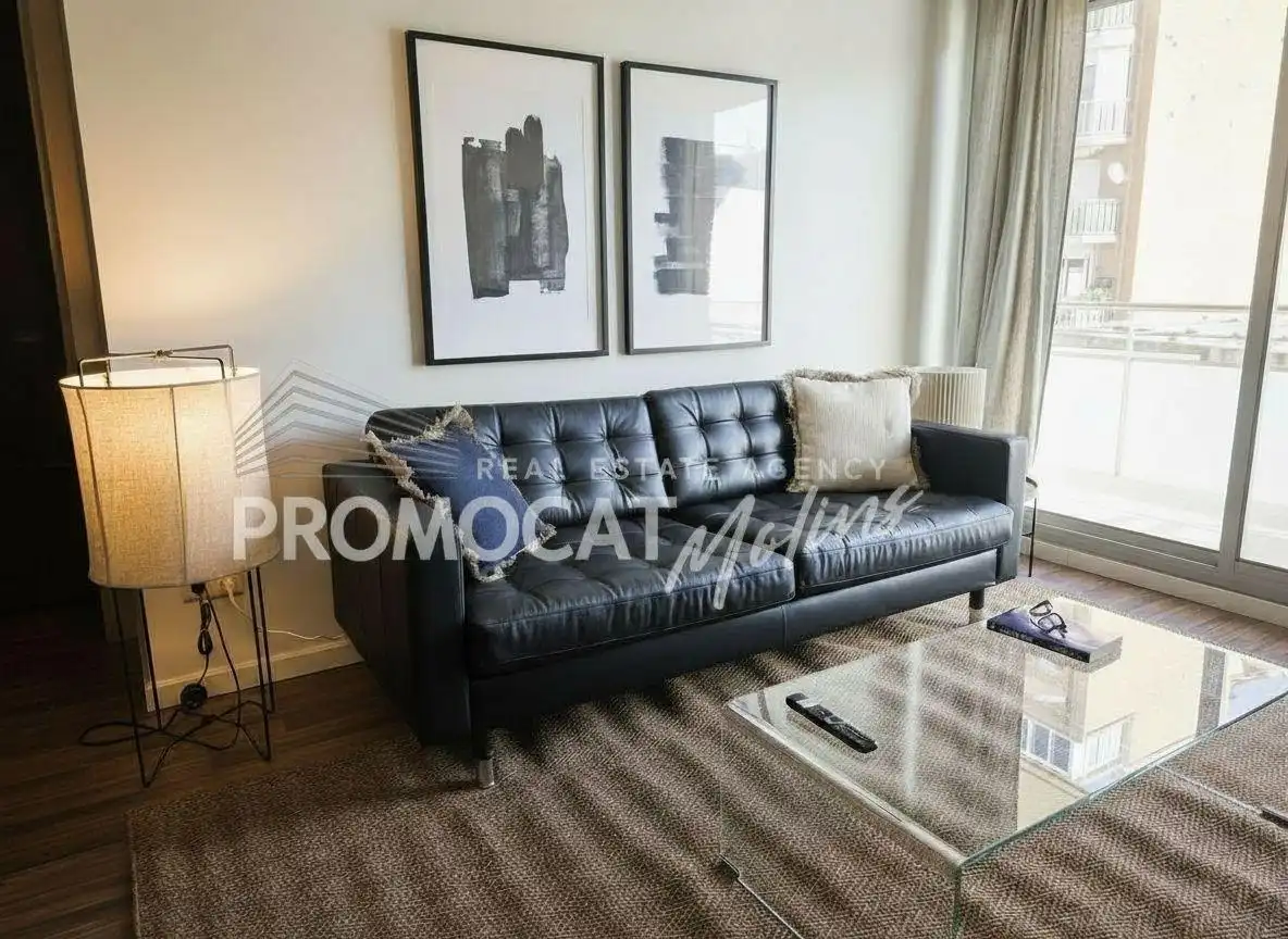 Sala de estar de Piso en venta en Molins de Rei con Aire acondicionado, Amueblado y Balcón