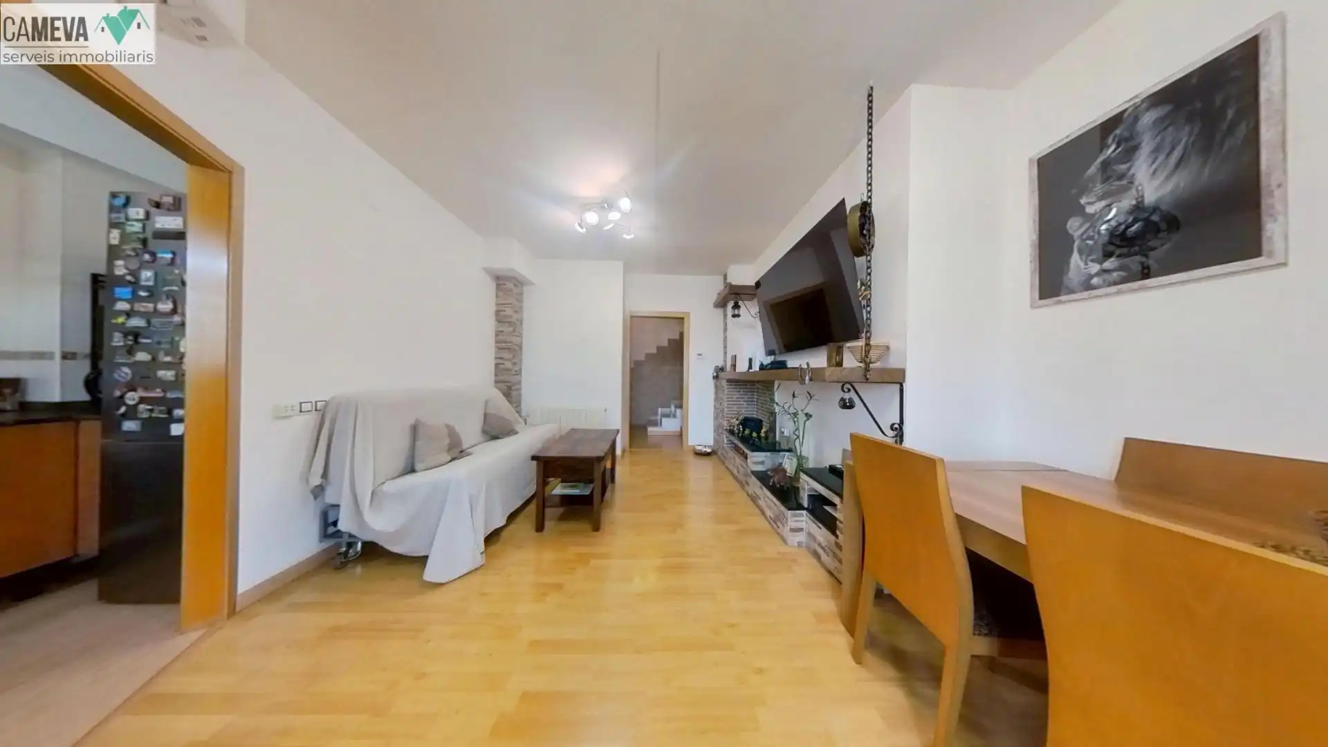 Sala d'estar de Dúplex en venda en Sabadell amb Calefacció, Parquet i Terrassa