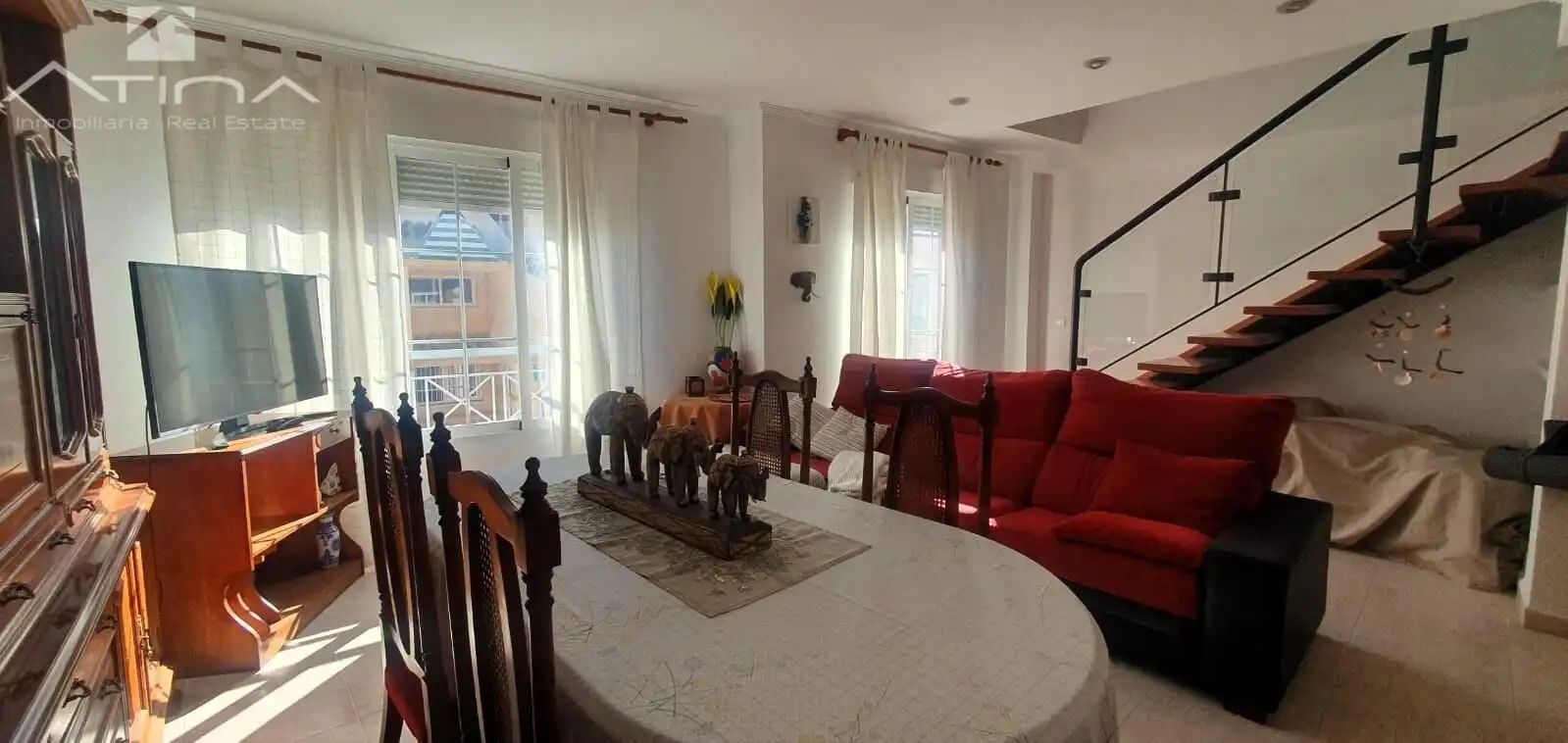 Sala de estar de Ático en venta en Gandia con Aire acondicionado, Terraza y Trastero