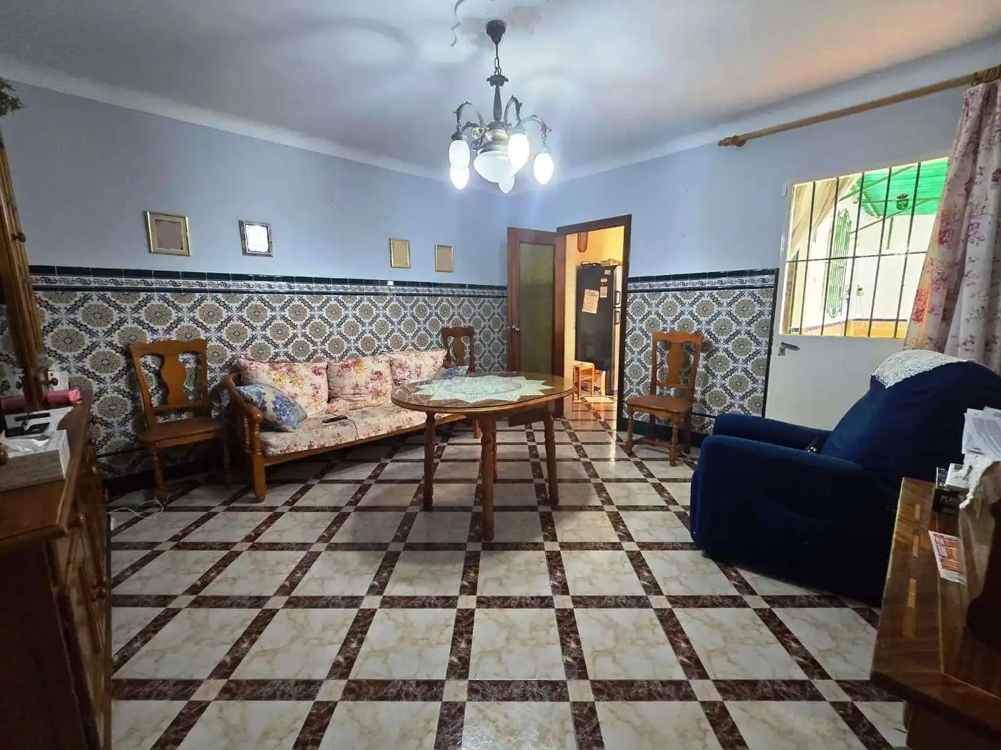Sala de estar de Casa o chalet en venta en Bormujos con Aire acondicionado y Terraza