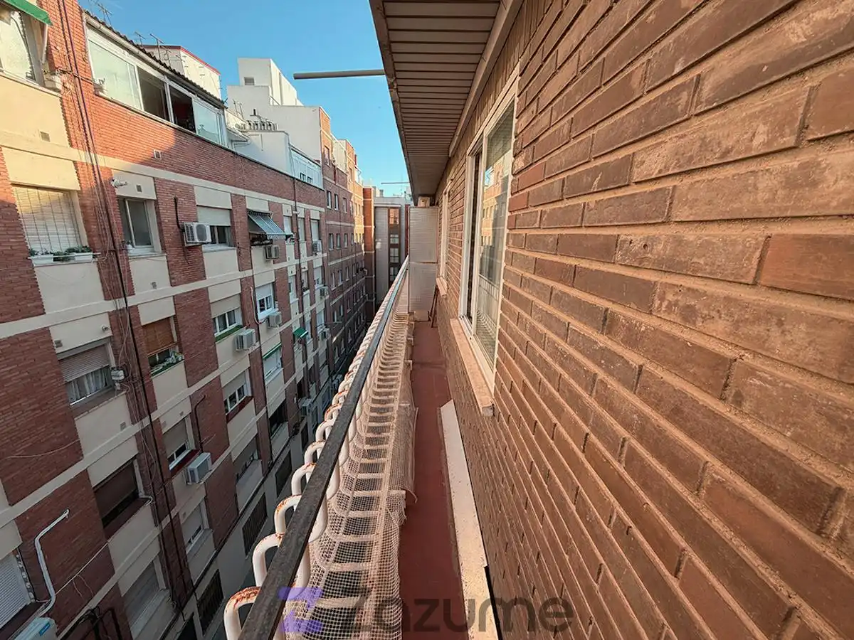 Terrasse von Maisonette zur Miete in Madrid mit Klimaanlage, Heizung und Parkett