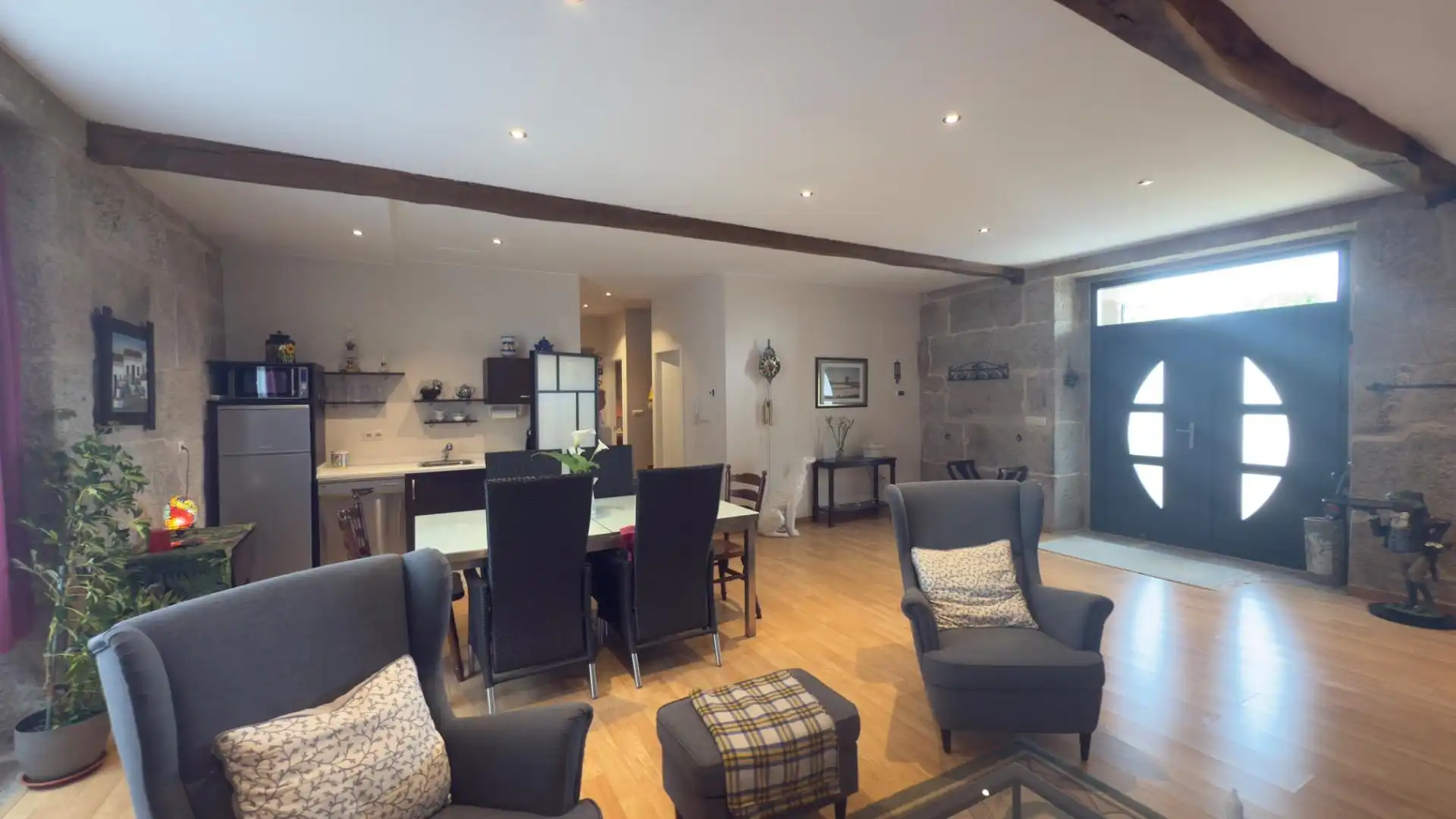 Sala de estar de Finca rústica en venta en Maside con Calefacción, Jardín privado y Terraza