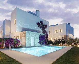 Swimming pool of Single-family semi-detached for sale in Málaga Capital  with Air Conditioner, Terrace and Storage room