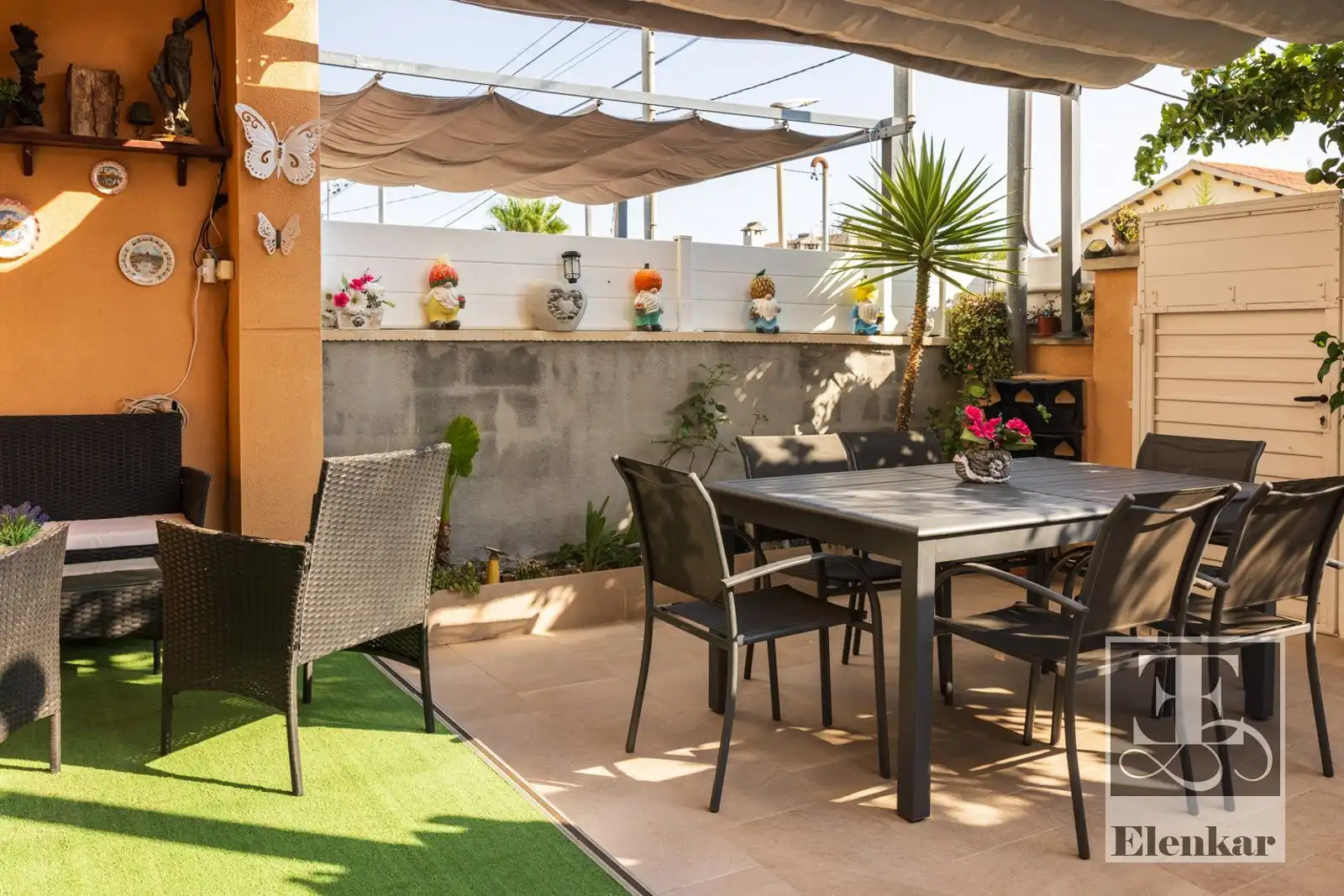 Terraza de Casa adosada en venta en Santa Oliva con Aire acondicionado, Terraza y Trastero