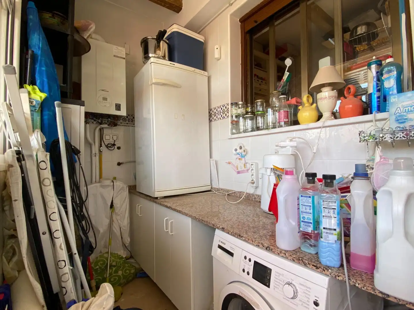 Küche von Haus oder Chalet zum Verkauf in Rojales mit Klimaanlage, Heizung und Privatgarten